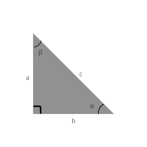 esempio di triangolo rettangolo